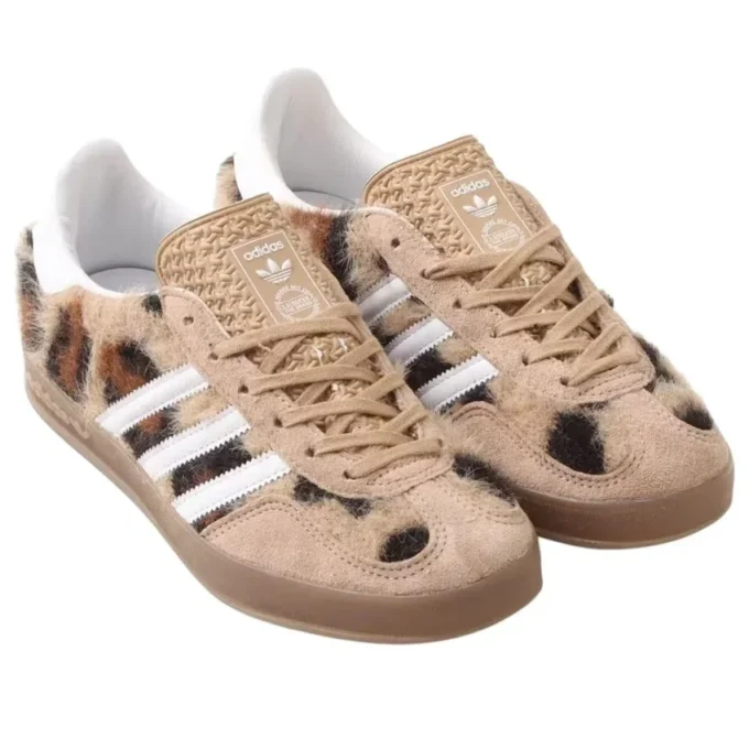 Adidas X Atmos Pink Gazelle Indoor «Trinity Leopard Warm Sandstone»