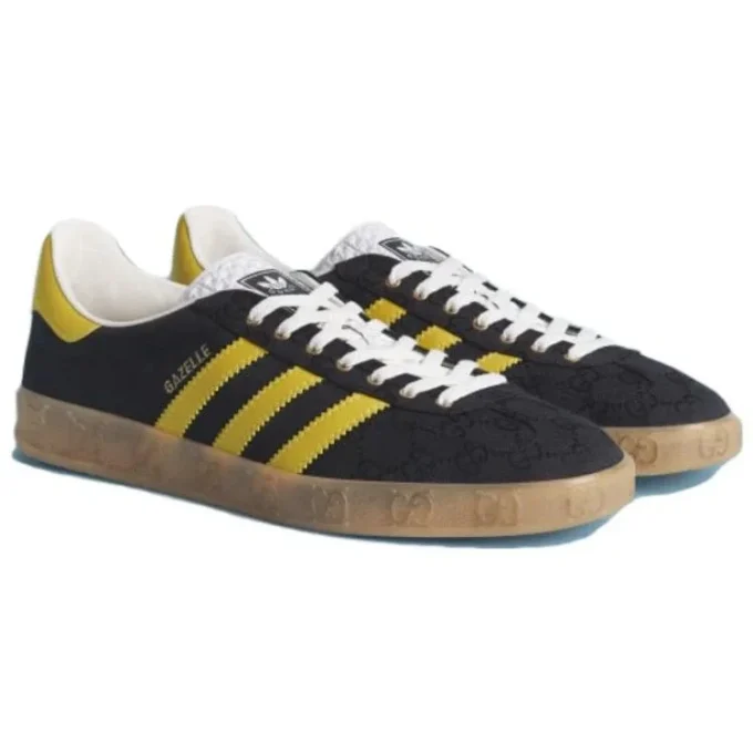 Adidas X Gucci Gazelle «Black Gg Monogram»