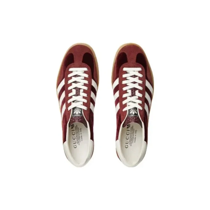 Adidas X Gucci Gazelle «Burgundy Velvet»