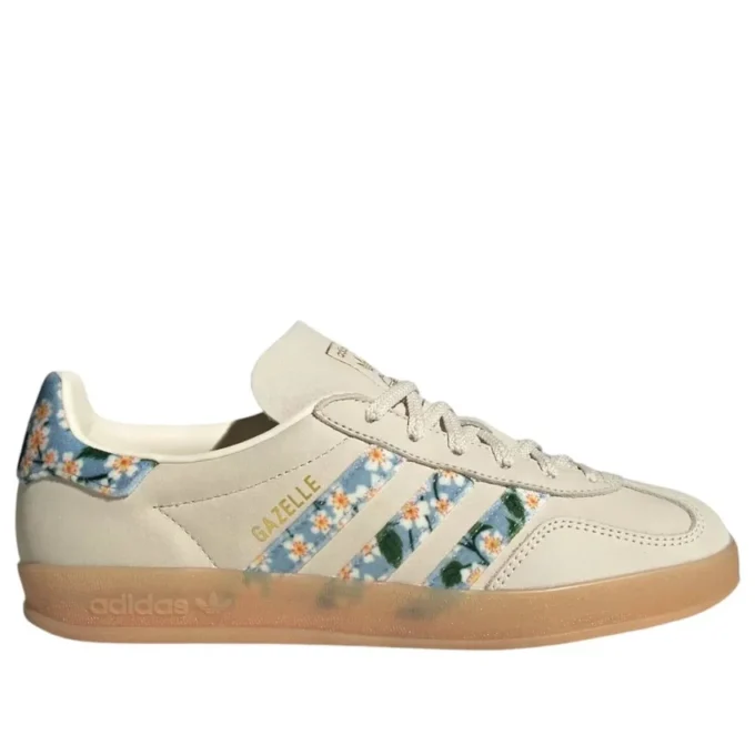 Adidas X Liberty London Gazelle Indoor «Cream White Tactile Blue»