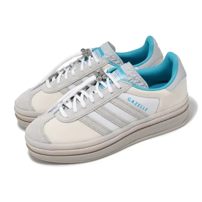 Adidas X Ordinary People Gazelle Bold «Cloud White Light Blue»
