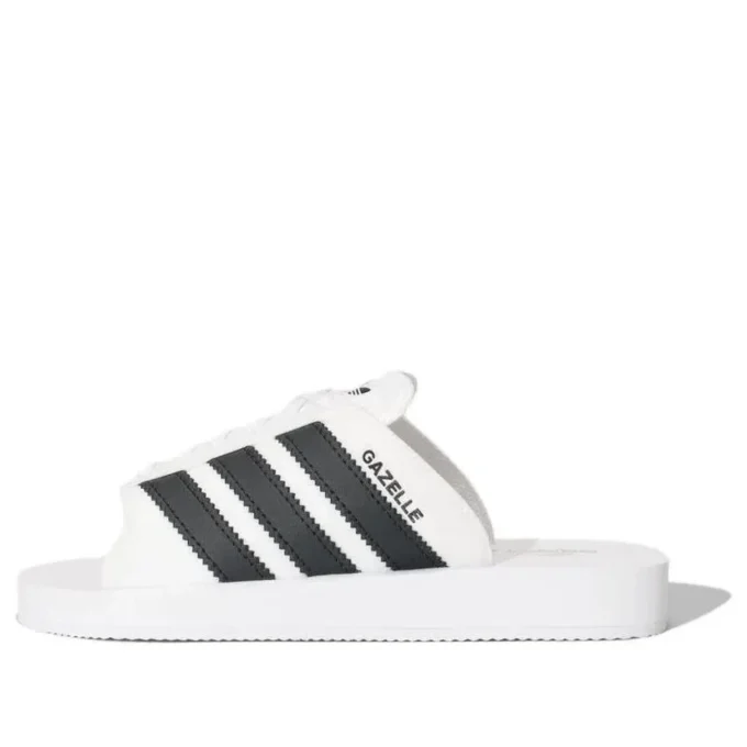 Chanclas Adidas Gazelle Beach «Blanco Negro»