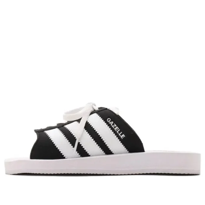 Chanclas Adidas Gazelle Beach «Blanco Negro»
