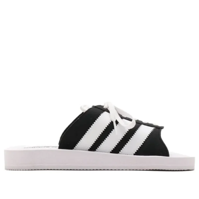 Chanclas Adidas Gazelle Beach «Blanco Negro»