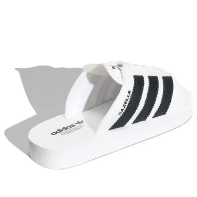 Chanclas Adidas Gazelle Beach «Blanco Negro»
