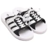 Chanclas Adidas Gazelle Beach «Blanco Negro»