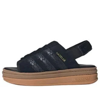 Sandalias Adidas Gazelle Bold «Core Black Snakeskin»