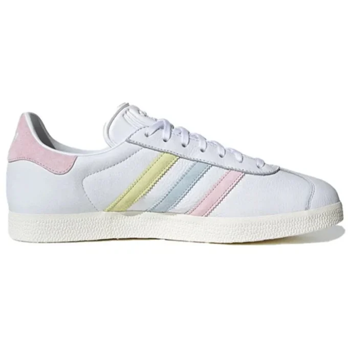 Zapatillas Adidas Gazelle «Blanco Amarillo Azul Rosa»