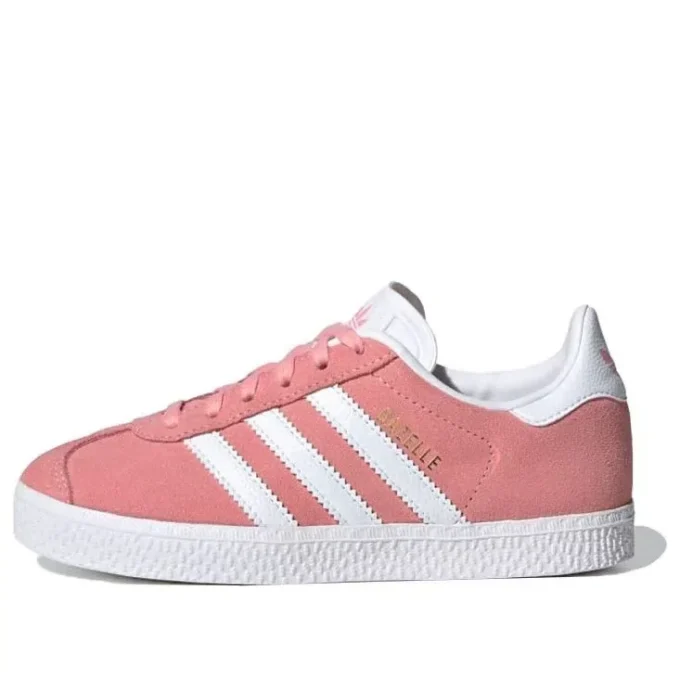 Zapatillas Adidas Gazelle J «Rosa, Blanco y Dorado»