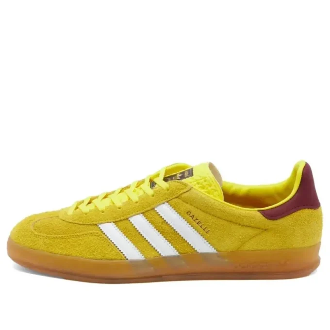Zapatillas de interior Adidas Gazelle «Bright Yellow Burgundy»