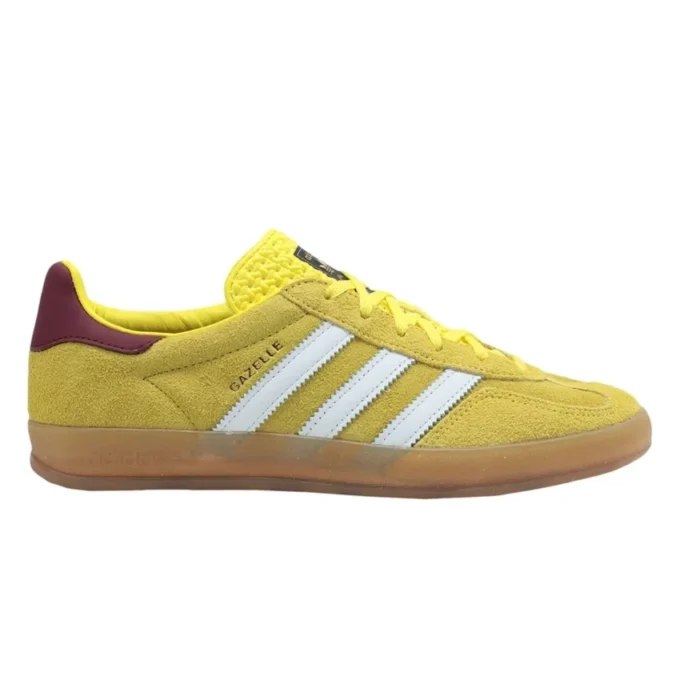 Zapatillas de interior Adidas Gazelle «Bright Yellow Burgundy»