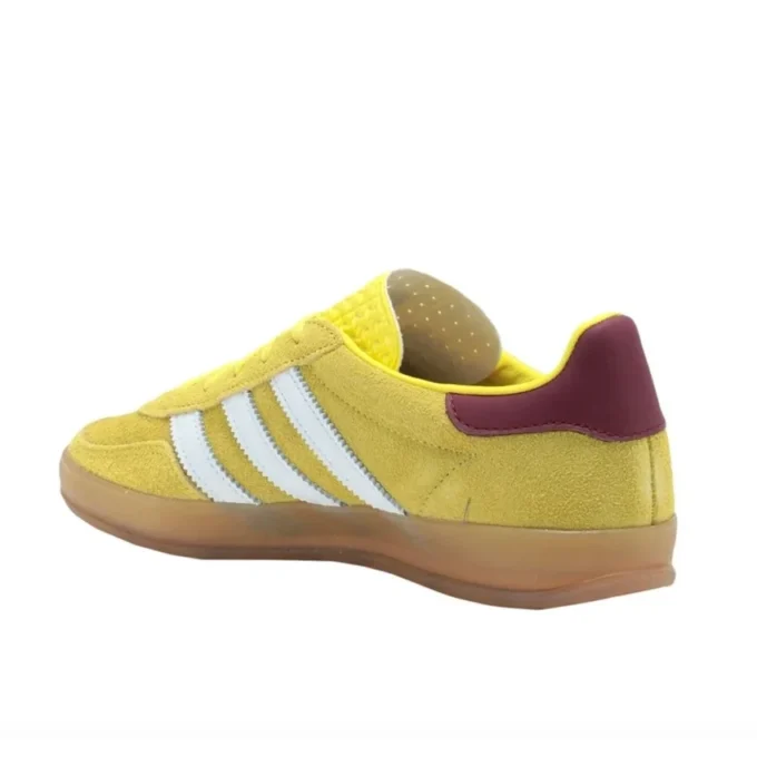 Zapatillas de interior Adidas Gazelle «Bright Yellow Burgundy»