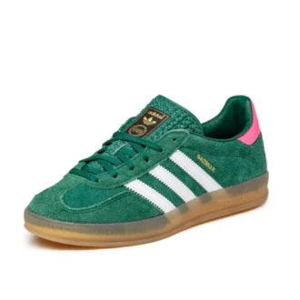 Zapatillas de interior Adidas Gazelle «Collegiate Green Pink»